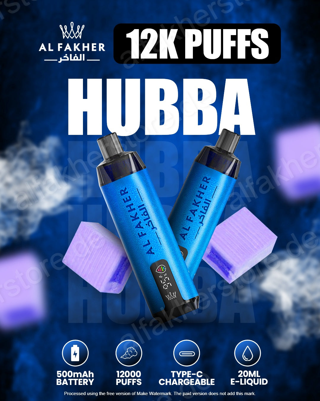 Al Fakher Vape 12000 Hubba