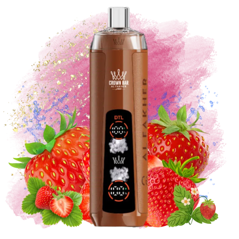 Al Fakher Crown Bar Crystal 8000 Strawberry Punch