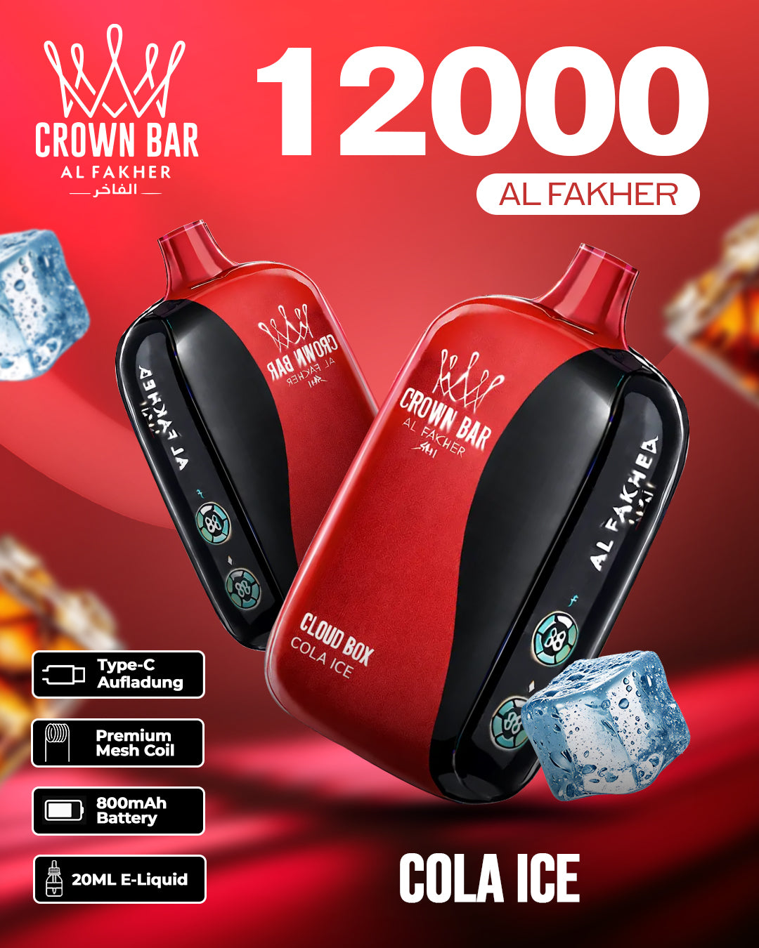 Al Fakher Vape 12000 - Cola Ice