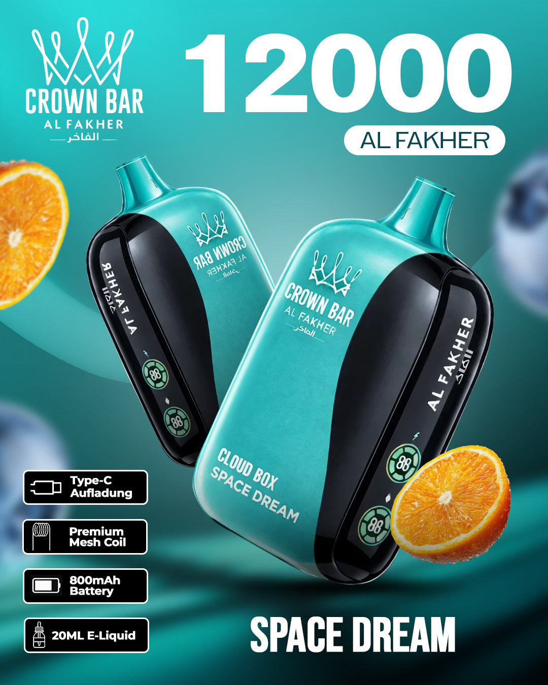 Al Fakher Vape 12000 - Space Dream