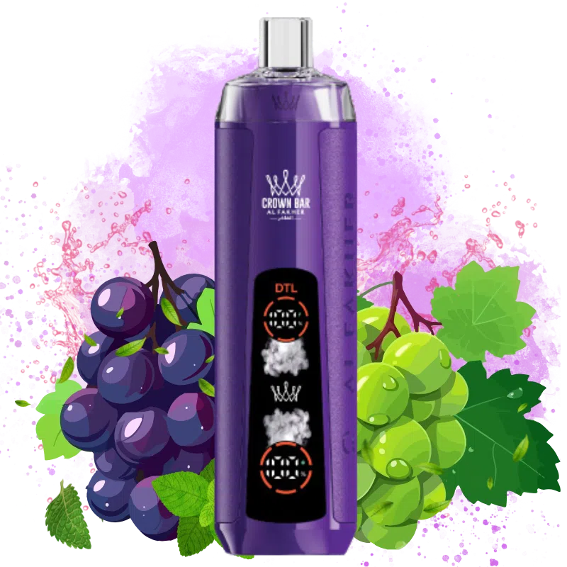 Al Fakher Crown Bar Crystal 8000 Grape Mint