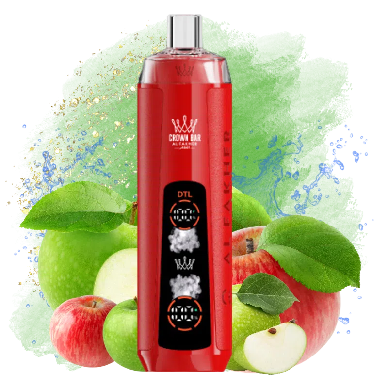 Al Fakher Crown Bar Crystal 8000 Two Apple