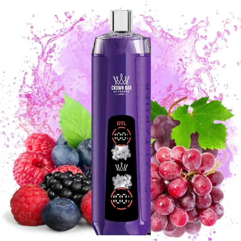 Al Fakher Crown Bar Crystal 8000 Cherry Fiesta