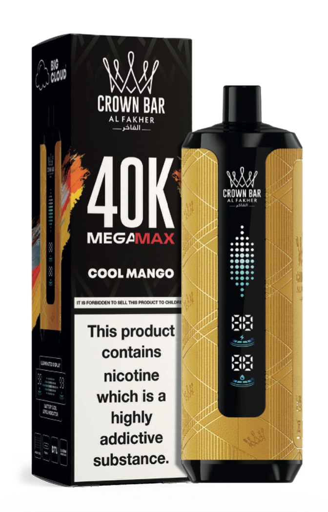 Crown Bar Mega Max 40K - Cool Mango