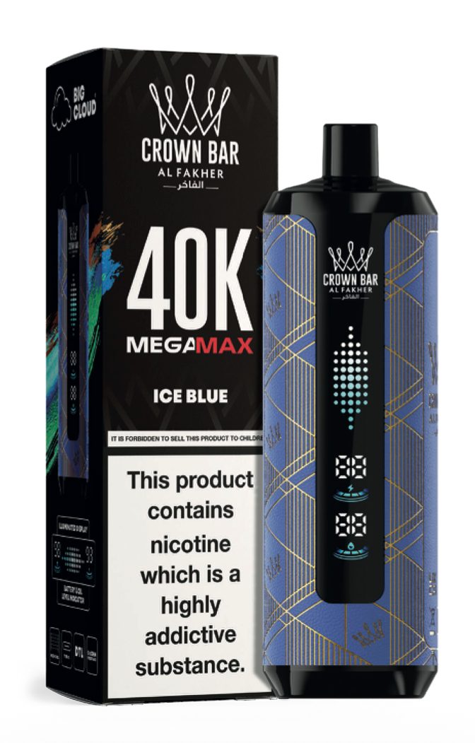 Crown Bar Mega Max 40K - Ice Blue