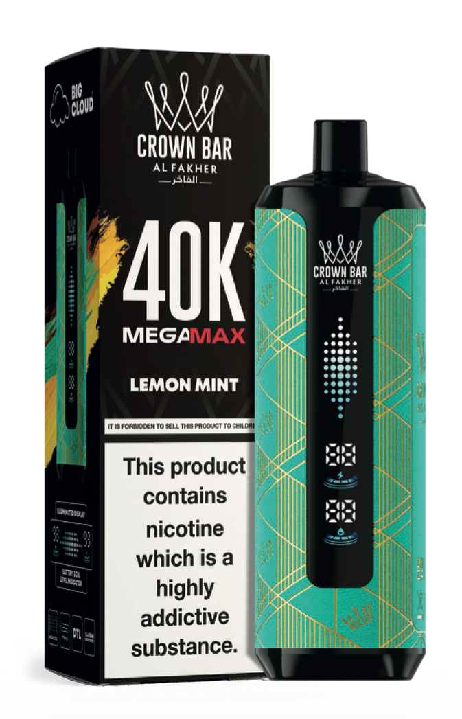Crown Bar Mega Max 40K - Lemon Mint
