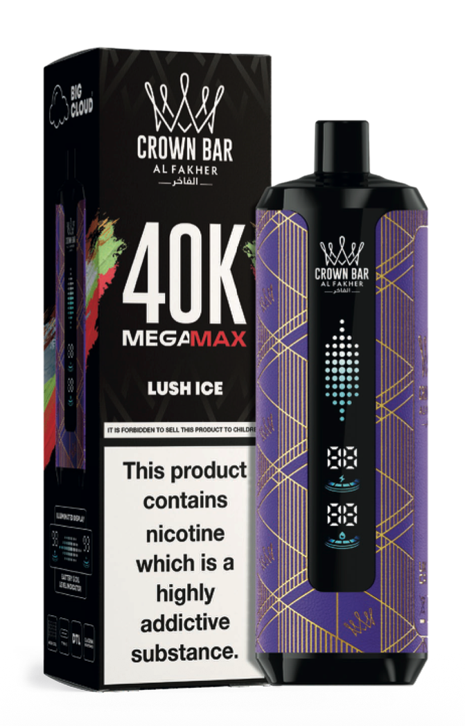 Crown Bar Mega Max 40K - Lush Ice