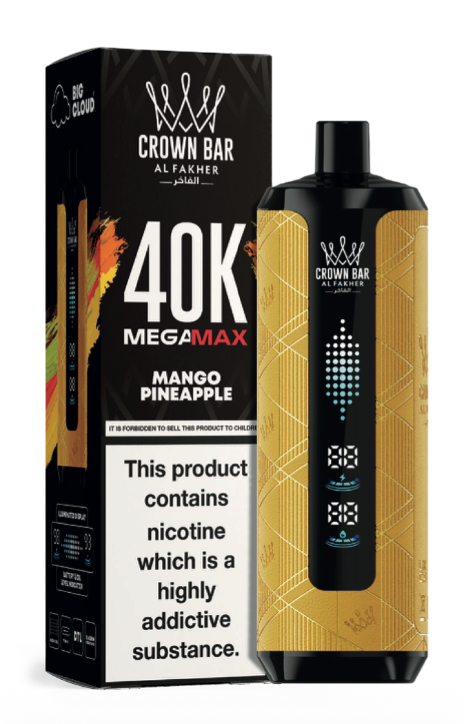 Crown Bar Mega Max 40K - Mango Pineapple