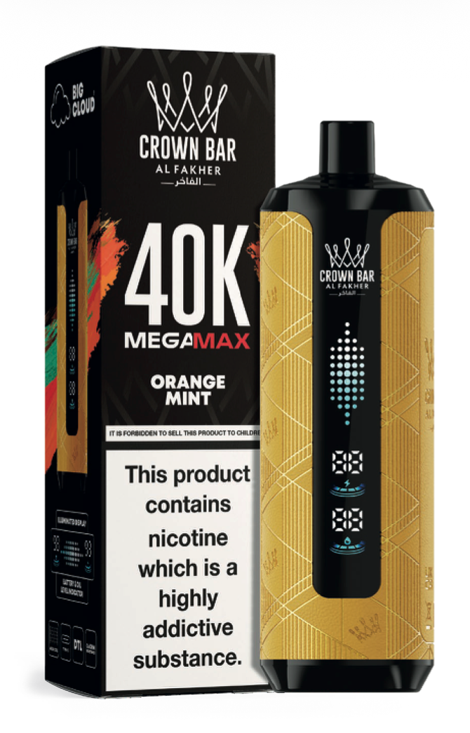 Crown Bar Mega Max 40K - Orange Mint