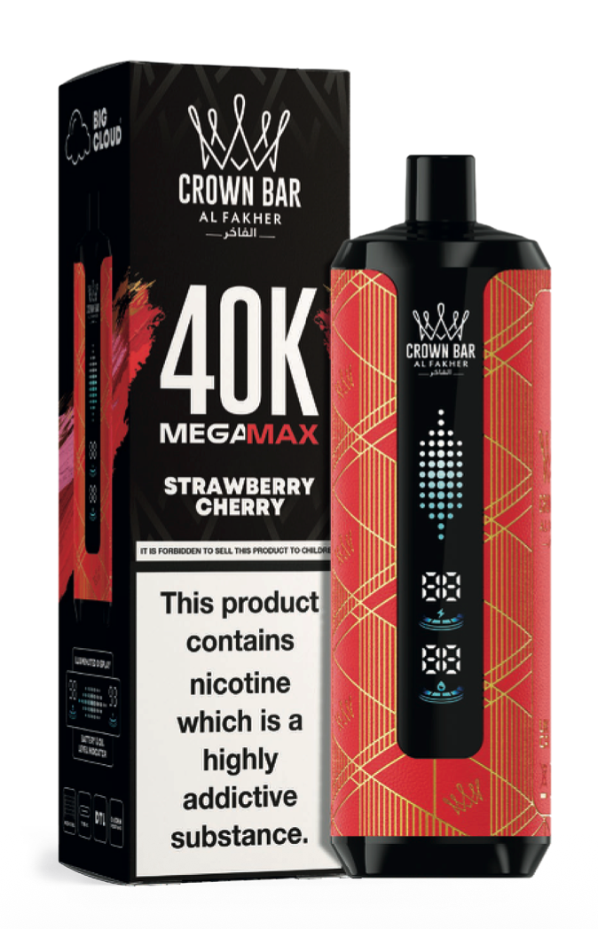 Crown Bar Mega Max 40K - Strawberry Cherry