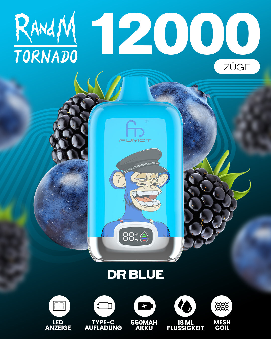 Fumot 12000 Digital Box - Original & Sofort lieferbar